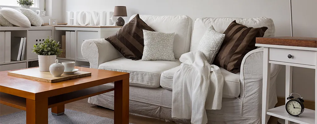 clean and tidy living room