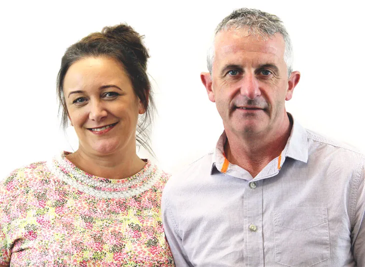 Lisa McCann and Paul Johnston