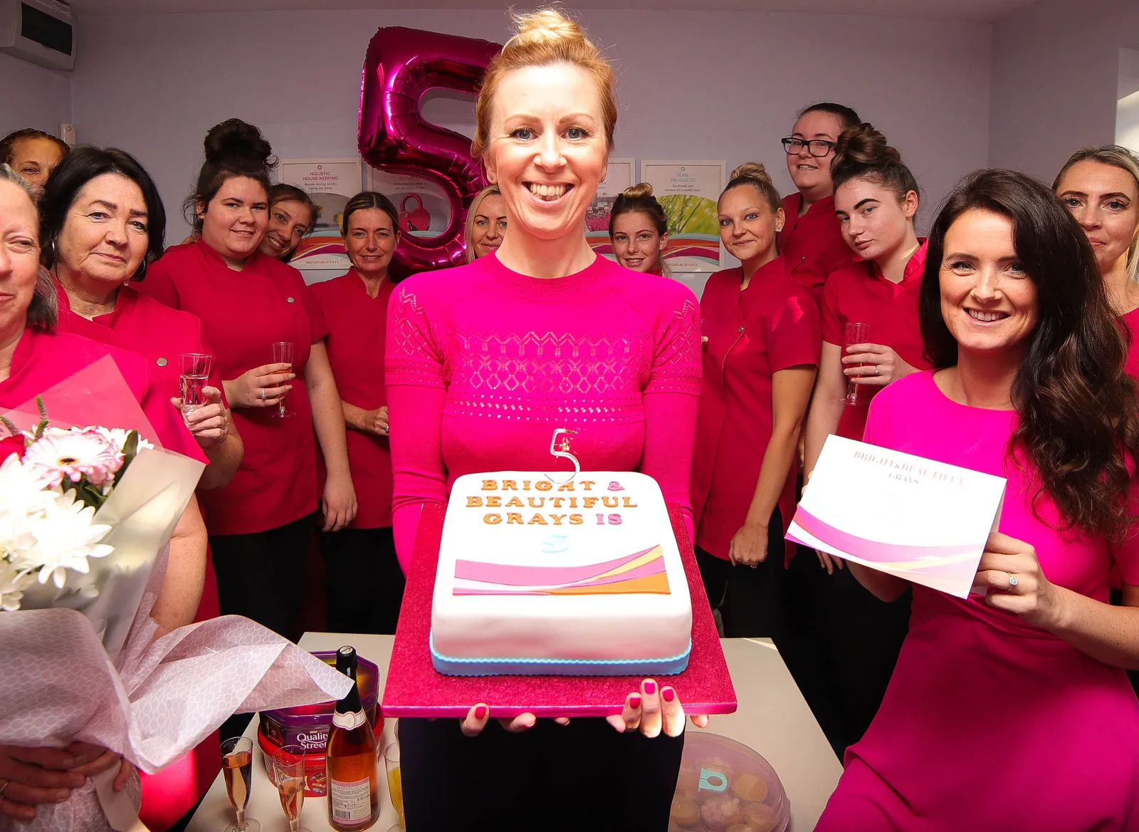 Niamh Wakeling & Team from Bright & Beautiful Grays