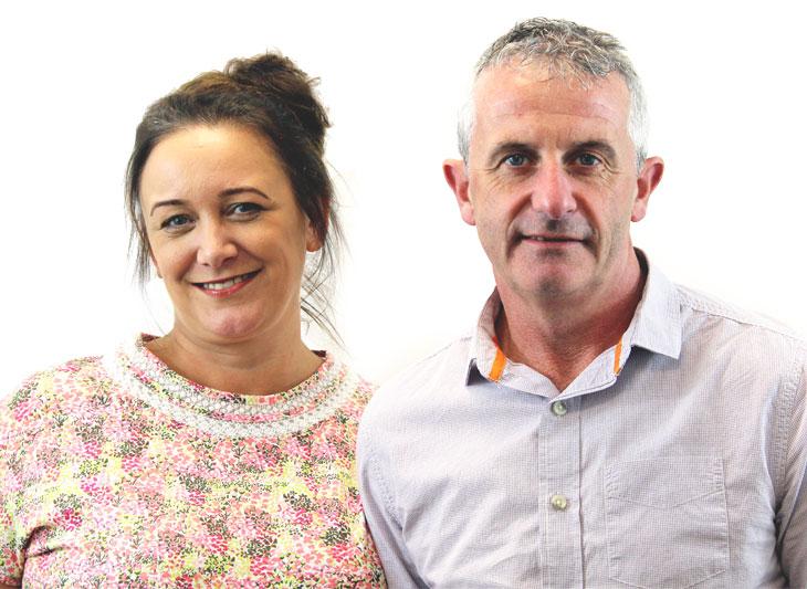 Lisa McCann and Paul Johnston